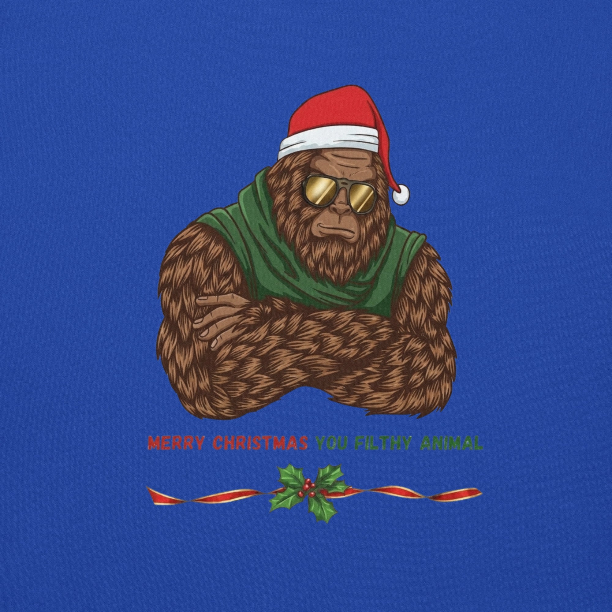 Bigfoot Christmas Unisex Hoodie - Filthy Animal - Image 11