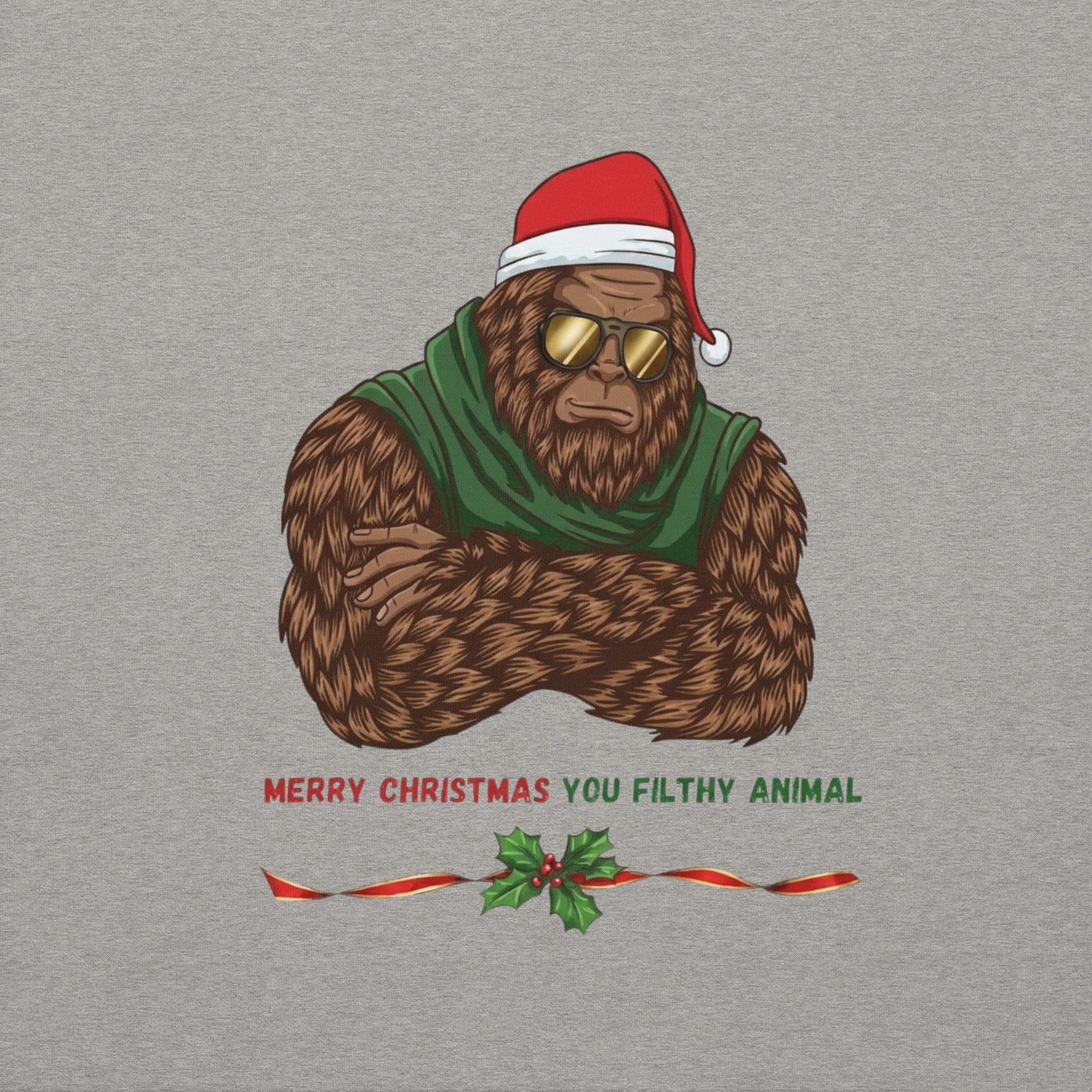 Bigfoot Christmas Unisex Hoodie - Filthy Animal - Image 17