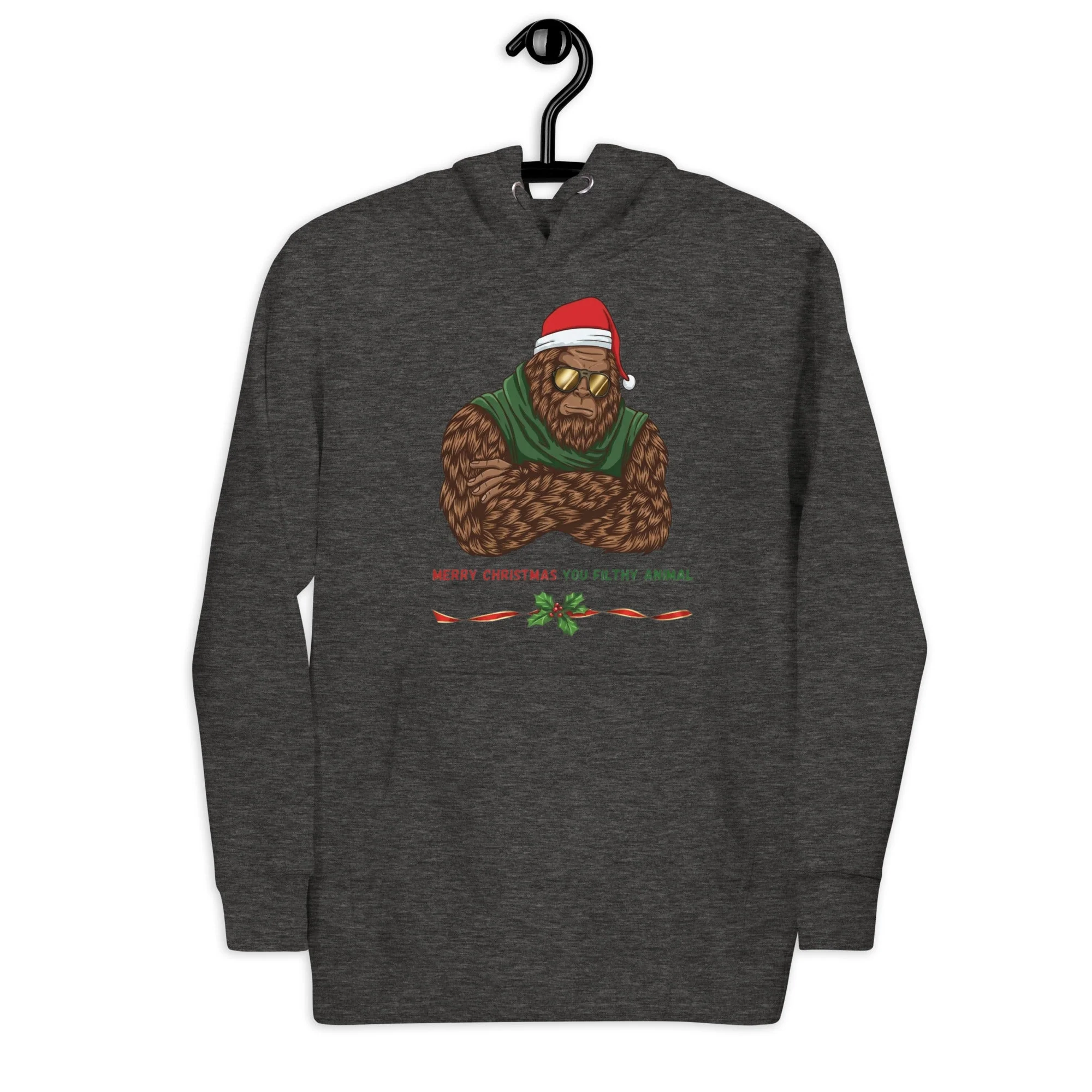 Bigfoot Christmas Unisex Hoodie - Filthy Animal - Image 4