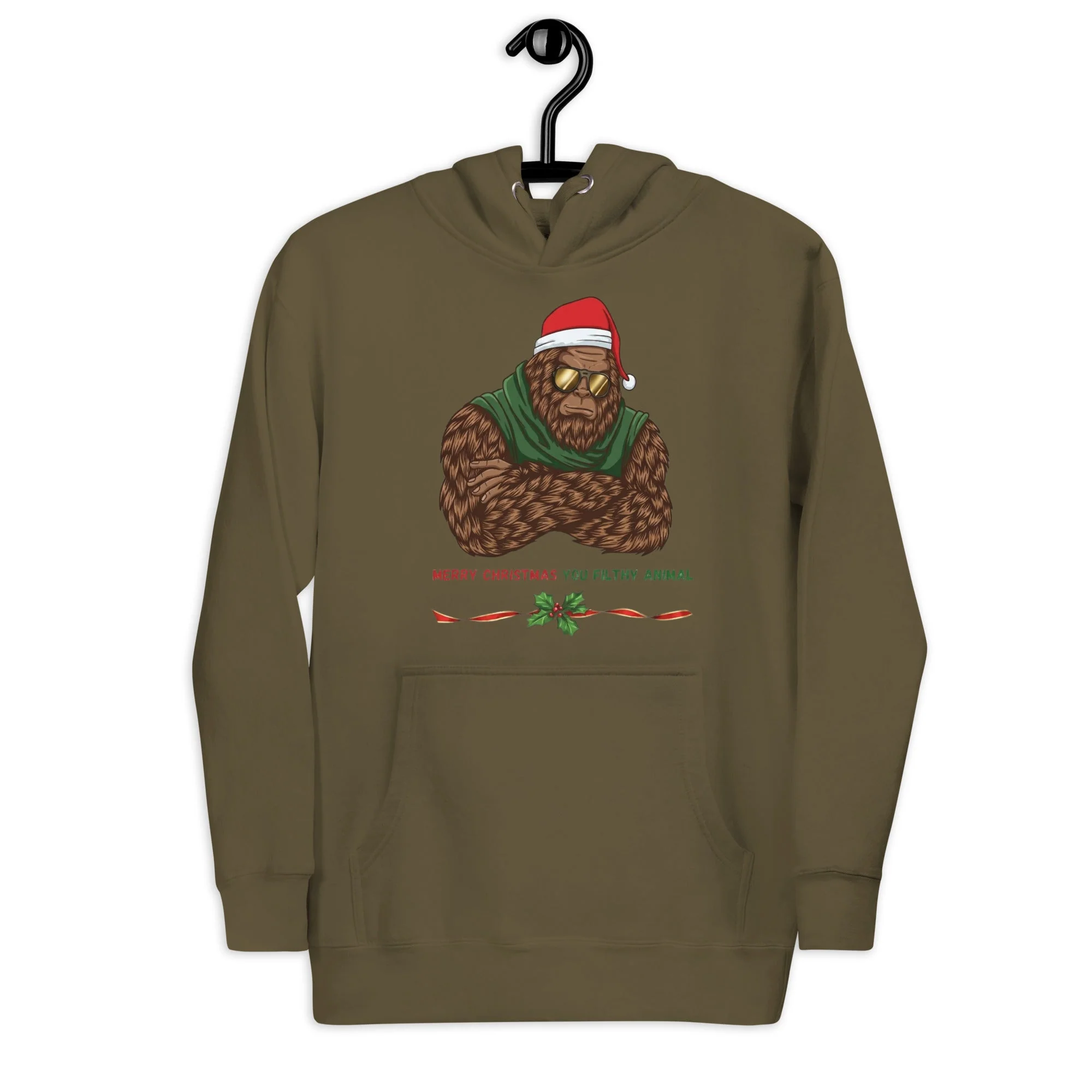 Bigfoot Christmas Unisex Hoodie - Filthy Animal - Image 6