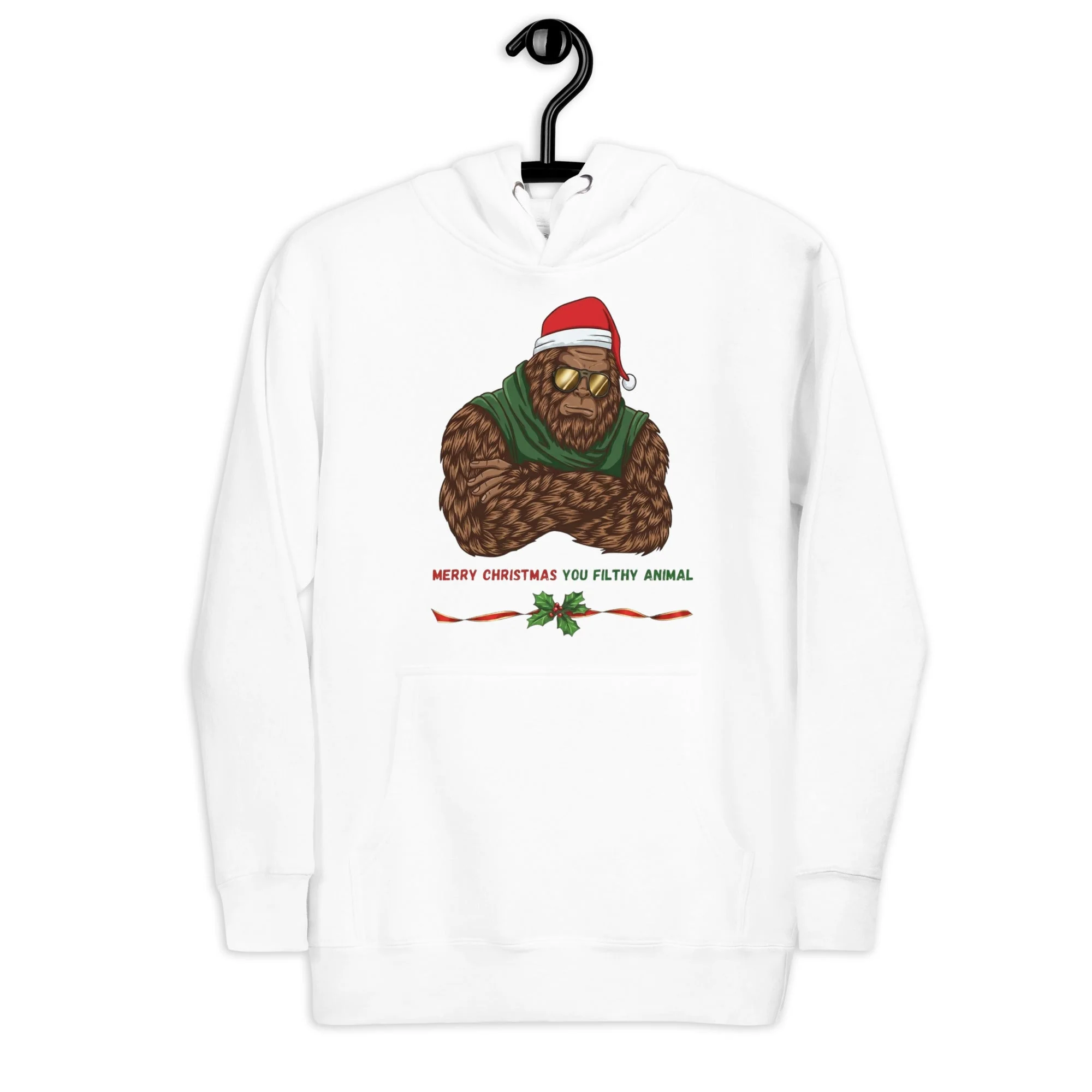 Bigfoot Christmas Unisex Hoodie - Filthy Animal - Image 7