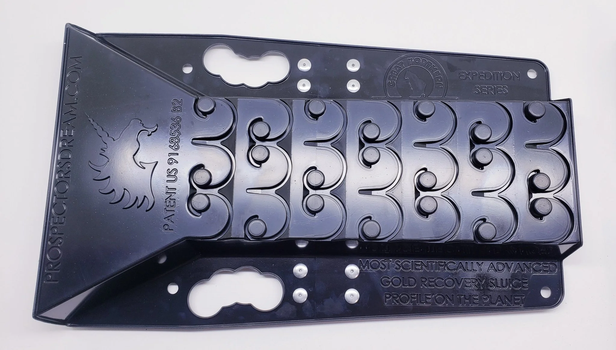 6X22 Expedition Sluice Box - Vortex Dream Mat | Gold Prospecting Equipment (Green) - Image 4